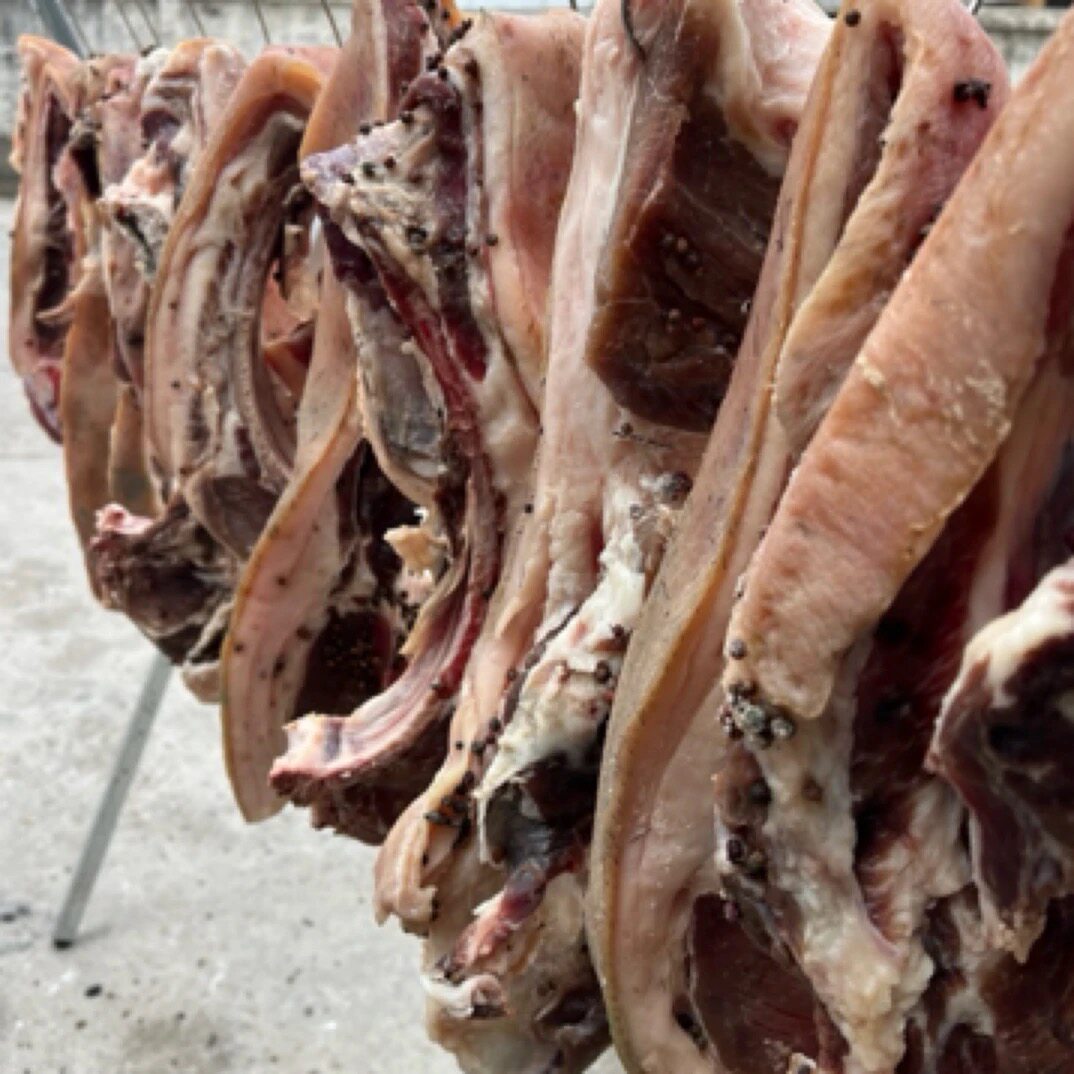 湖北红安农家土猪肉自然风干腊肉黑猪肉腊肉包邮新疆补运费