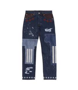 Paradise 破坏贴布牛仔裤 RHIME 23SS Jeans 国内现货 Lost