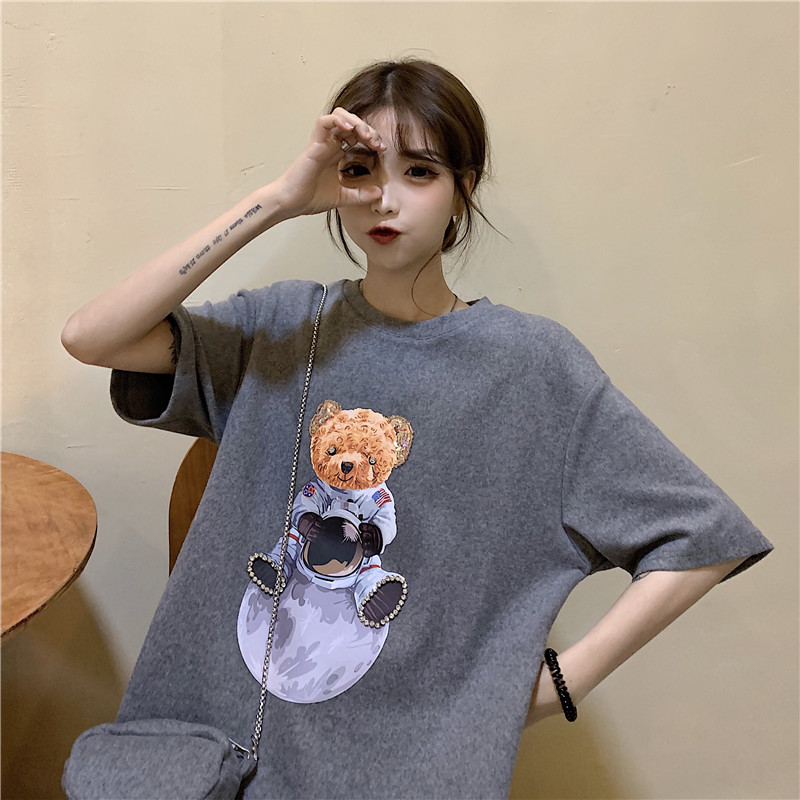 Real shot new bear short sleeve without bag