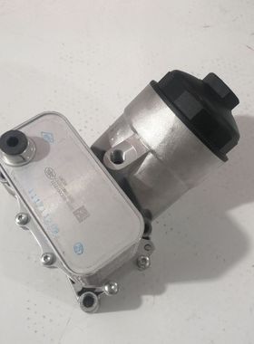 一汽锡柴4DB1发动机机油滤清器总成机滤带散热器总成1012100CE06