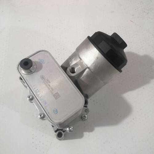 一汽锡柴4DB1发动机机油滤清器总成机滤带散热器总成1012100CE06