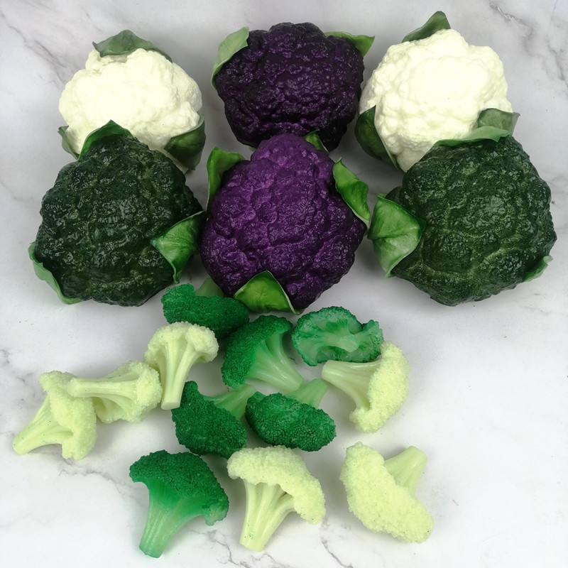 仿真水果蔬菜模型假菜花卷菜西兰花家居装饰摆件摄影道具厨房摆设