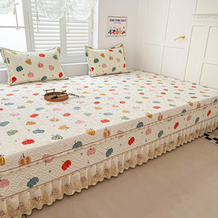 牛奶绒榻榻米床盖加大炕单加厚农村3.5大炕盖防滑夹棉加绒炕垫子