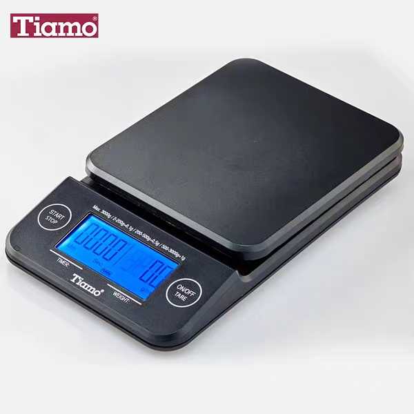 促销Tiamo吧台电子秤/手冲单品咖啡电子称厨房秤台秤 带计时功能