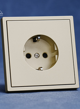 欧式开关schuko socket金色switch欧标USB插座16A 250V墙壁插座CE