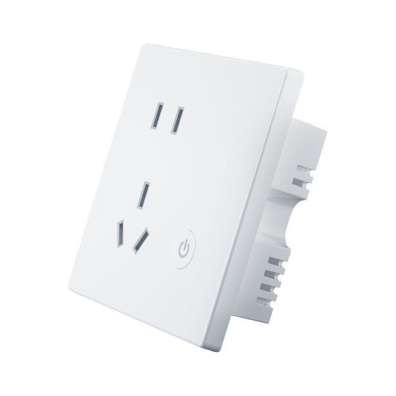 涂鸦WiFi墙壁插座86型国标五孔入墙智能计量插座定时控制10A