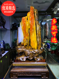 缅甸冰种树化玉木化石天然木化玉原石奇石观赏石客厅玄关高档摆件