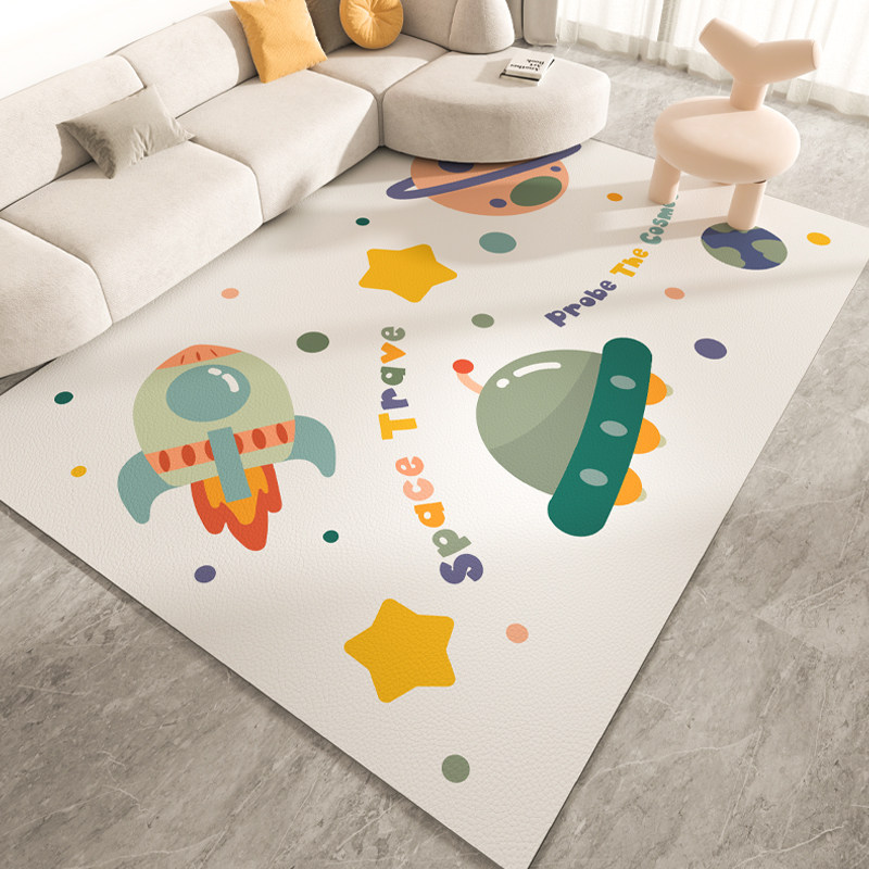 地垫儿童爬行垫防水可擦免洗pvc地毯宝宝爬爬垫游戏垫耐脏无甲醛