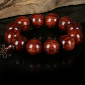 紫檀柳手串男士 2.0似海南黄花梨108颗佛珠手链文玩红檀木沉香饰品