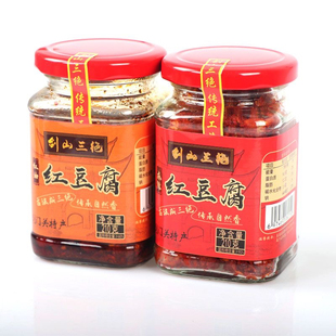 剑山三绝腐乳四川特产麻辣味霉豆腐乳红豆腐乳臭豆腐瓶装