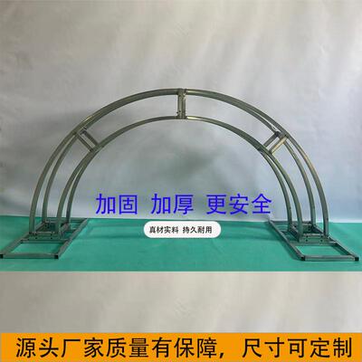 拱形装饰铁艺门弧桁架道具