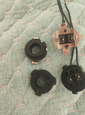 大众新款凌度朗逸斯柯达明锐传祺大灯近光远光LEDH7灯座灯泡插头