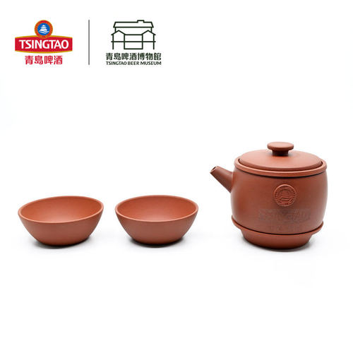 青岛啤酒博物馆酒桶紫砂壶