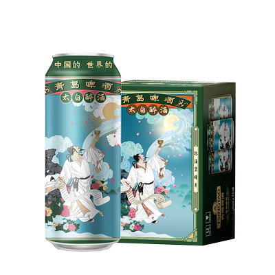 青岛啤酒太白醉酒500ml*12罐