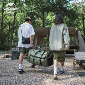 Naturehike挪客可折叠拖轮包户外露营野营装备杂物大容量带轮收纳