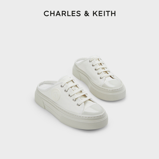 1休闲系带穆勒半拖平底鞋 CHARLES&KEITH24春夏新款 70900467 CK1