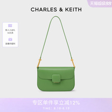 CHARLES＆KEITH秋季女包CK2-20270818简约KOA小方扣小方包单肩女