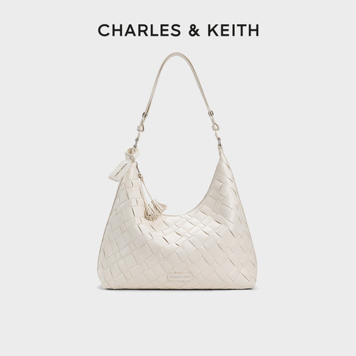 编织大容量腋下包CHARLES&KEITH
