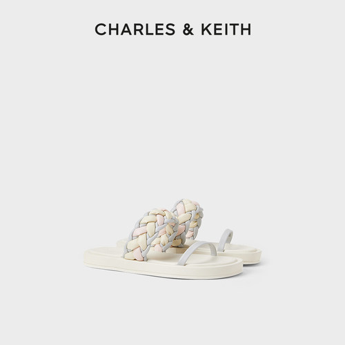 CHARLES&KEITH一脚蹬外穿拖鞋