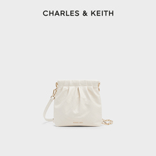 CHARLES&KEITH秋冬女包CK2-60782390小号流浪包单肩斜挎双肩包女
