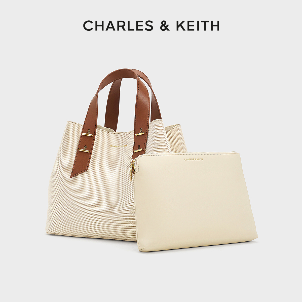 CHARLES&KEITH子母托特包
