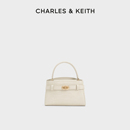 1鳄鱼纹斜挎手提凯莉包婚包 50270880 CHARLES&KEITH春季 女包CK2