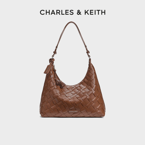 编织大容量腋下包CHARLES&KEITH