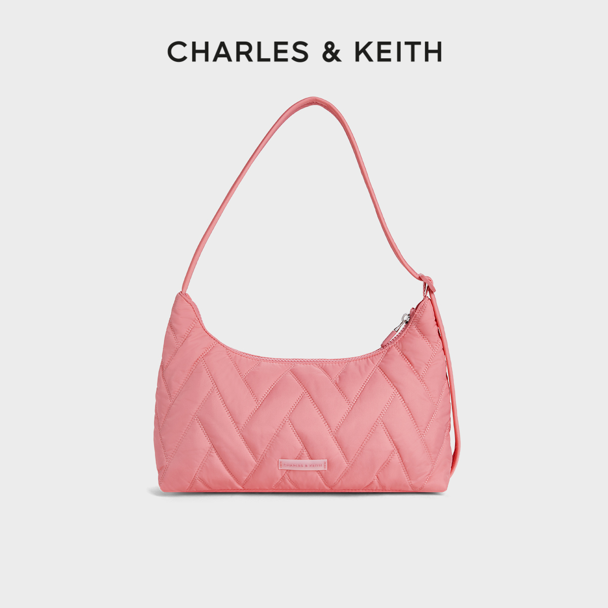 复古绗缝 轻盈尼龙 云朵包