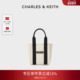 CHARLES&KEITH秋冬女包CK2 30782391简约小号帆布手提斜挎托特包