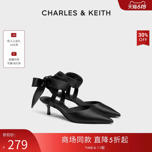 【618折扣】CHARLES&KEITH26夏新款CK1-60920427高跟凉鞋单鞋