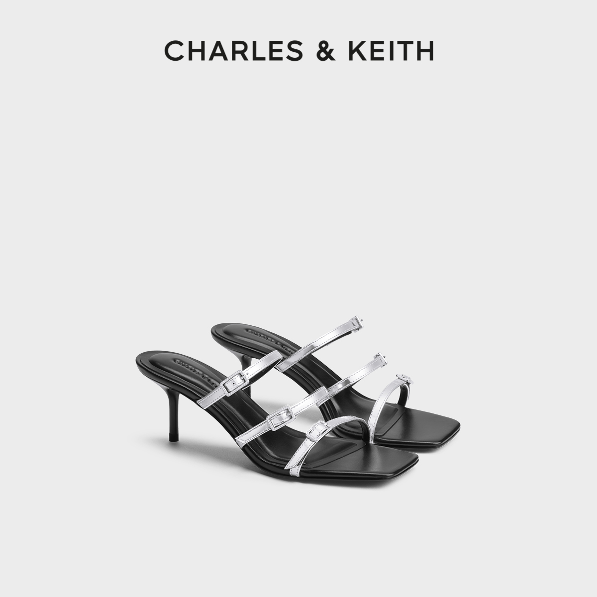 CHARLES&KEITH24夏季新款CK1-60920373法式方头一