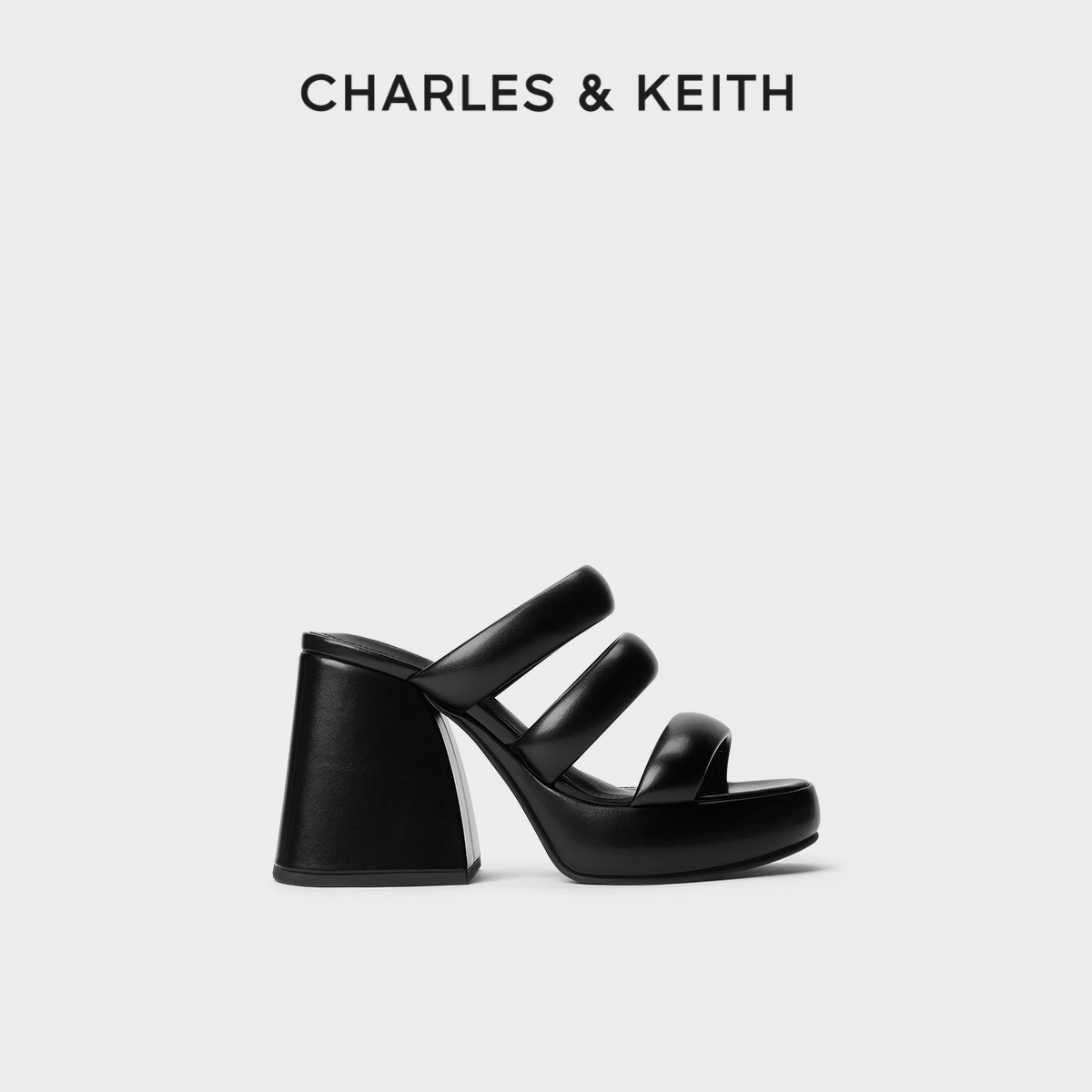 CHARLES&KEITH厚底高跟凉鞋