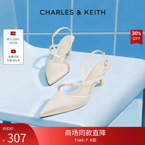 优雅尖头高跟凉鞋CHARLES&KEITH