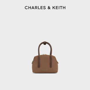 30782729 CHARLES&KEITH女包CK2 1仿麂皮手提小方包 新年礼物