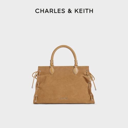 大号绒面托特包CHARLES＆KEITH