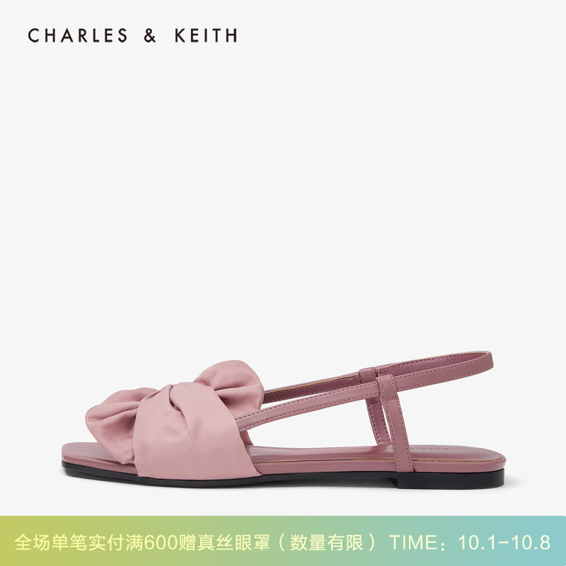 限时2件3折charles keith2019秋季新品凉鞋
