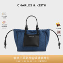 30671602柔软大容量托特包牛仔手提包 CHARLES&KEITH24春新款 CK2