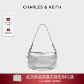 CHARLES&KEITH女包CK2 情人节礼物 20671816链条手提腋下小方包