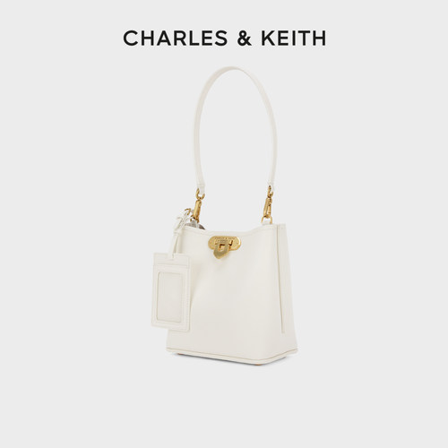 CHARLES&KEITH23新款水桶包