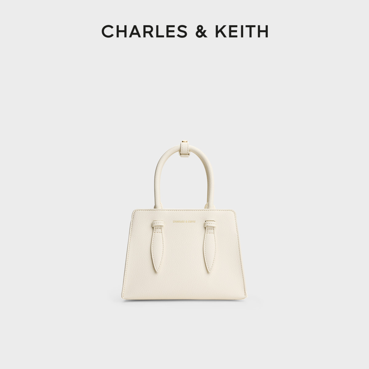 CHARLES&KEITH25冬新款CK2-30782733时尚手提小方包兔耳托特包