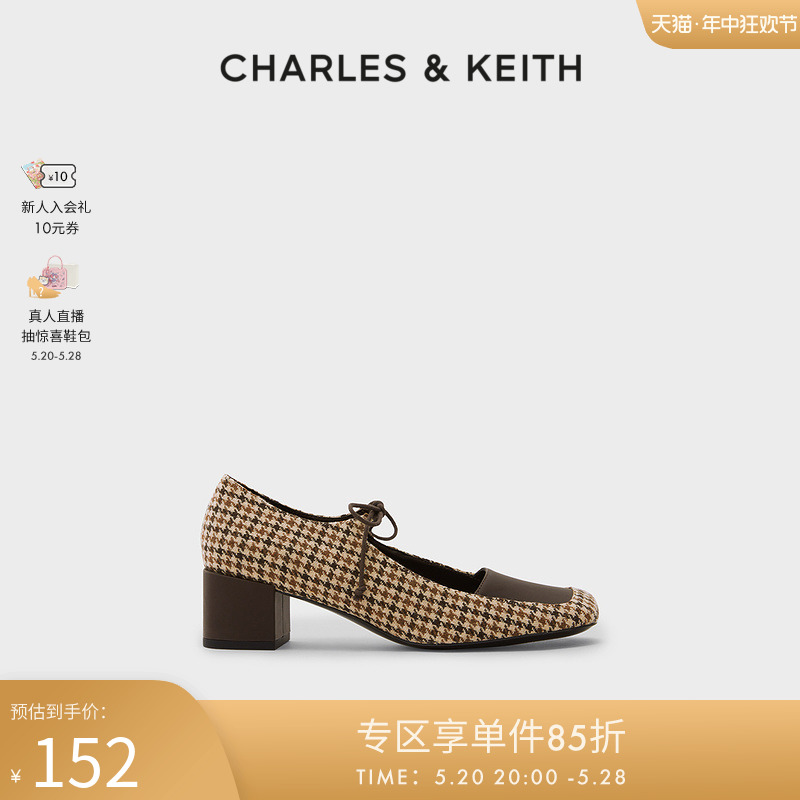 秋季女鞋CHARLES&KEITH蝴蝶结