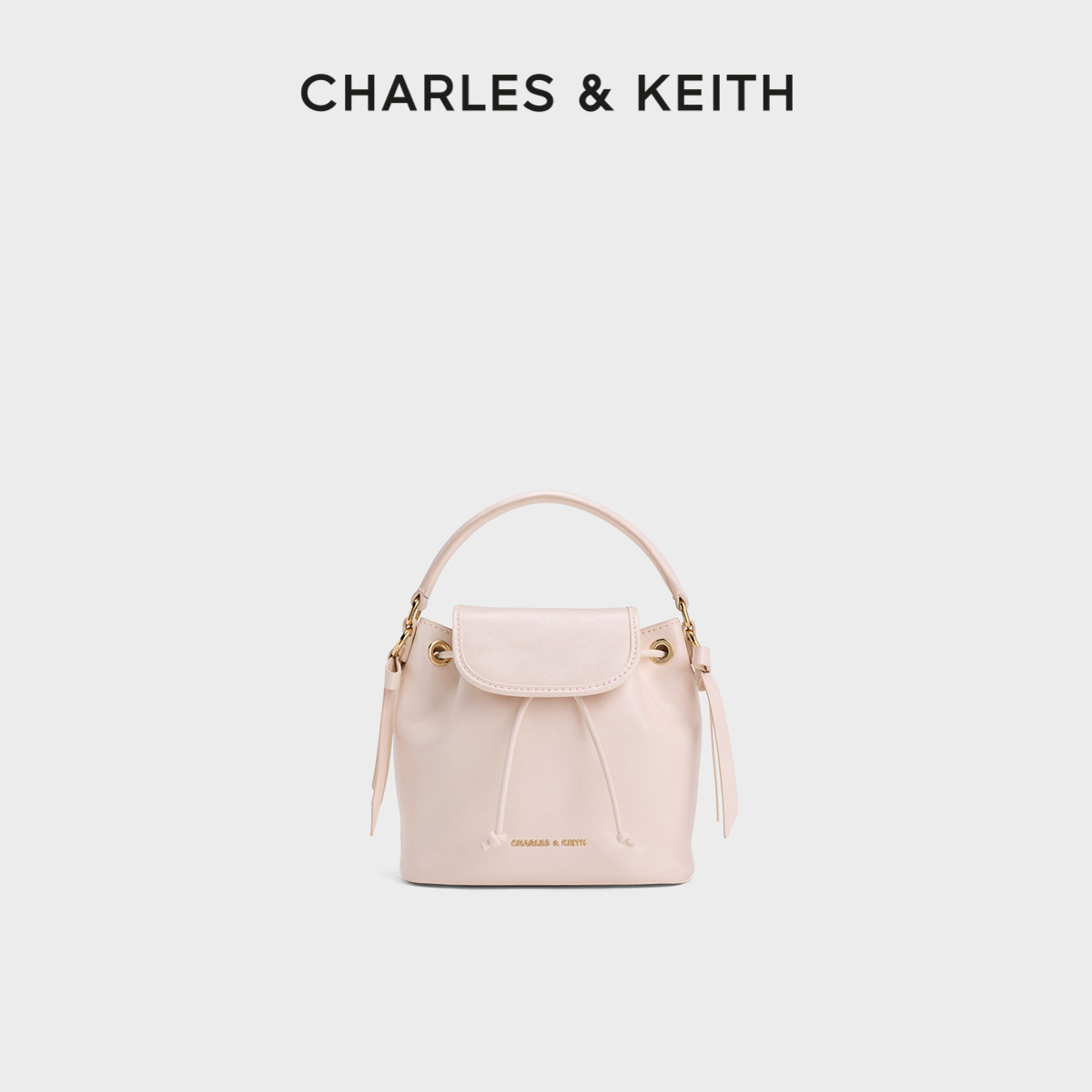 CHARLES&KEITH26秋新款CK2-50271785蝴蝶结包挂手提链条包水桶包图片