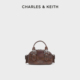 CHARLES&KEITH春季 30770735手提小方包机车包保龄球包 女包CK2
