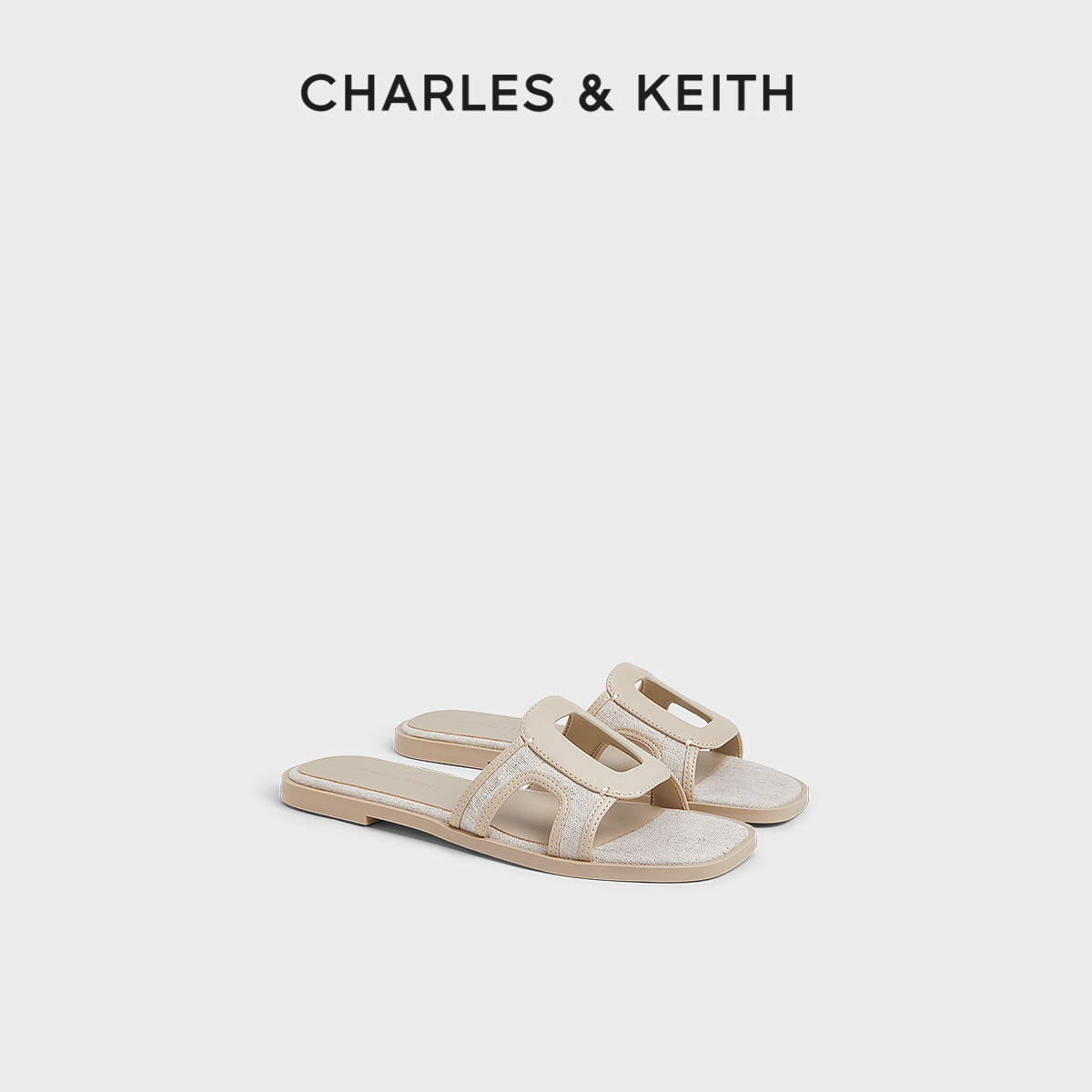 平底凉拖鞋CHARLESKEITH复古