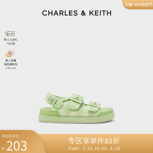 1厚底休闲凉鞋 CHARLES&KEITH春夏女鞋 CK1 70380774 外穿