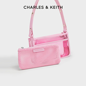 20151535 CHARLES&KEITH25秋新款 CK2 1透明小方包子母洗漱包痛包