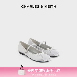 【520礼物】CHARLES&KEITH女鞋CK1-71720057新中式蝴蝶结玛丽珍鞋