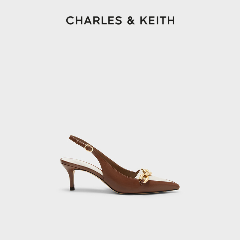 春季尖头凉鞋CHARLES&KEITH金属