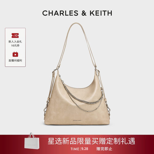 大容量链条双肩包CHARLES＆KEITH