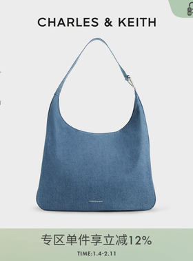 CHARLES&KEITH秋女包CK2-40782361-1大容量子母单肩托特包腋下包